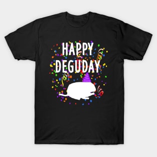 Happy Degu Day animal welfare cute octodon rodent T-Shirt